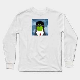 The Penguin of Man Magritte Art Series Long Sleeve T-Shirt